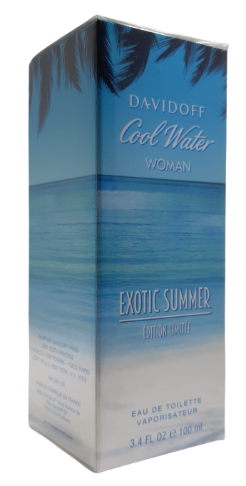 Davidoff Cool Water Woman Exotic Summer Edition Limitee Eau de Toilette 100 ml